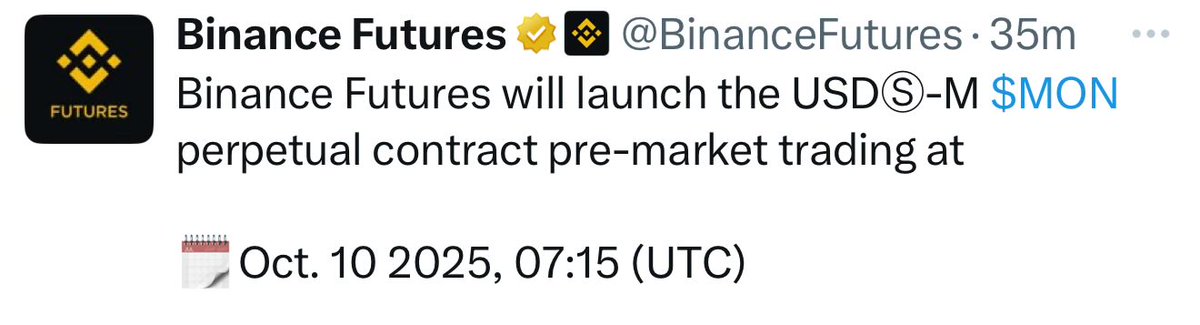 itz_aicebrizzzy's tweet image. $MON listing Confirmed.
We are getting rich soon 😆