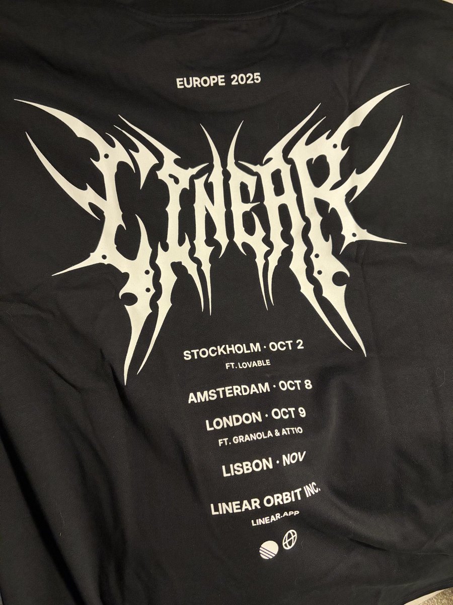 great company, cool demos and swag that goes hard at the <a href="/linear/">Linear</a>  <a href="/meetgranola/">Granola</a> <a href="/attio/">Attio</a> meet up🤘