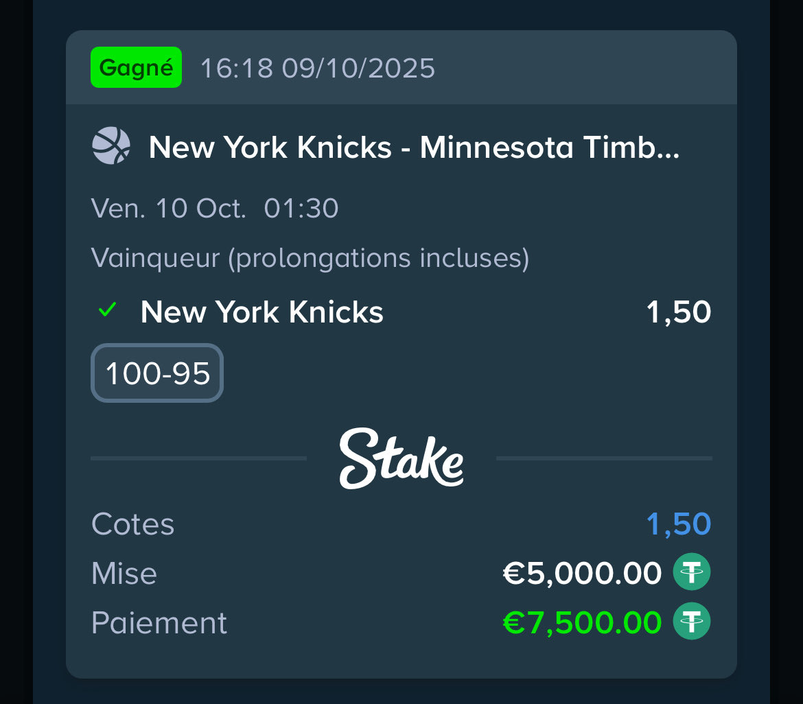 REKTKAZ's tweet image. 300€ parmis les likes / rt ❤️♻️

C'était posté gratuitement sur Telegram ! 🔥🙌🏻

#TeamParieur