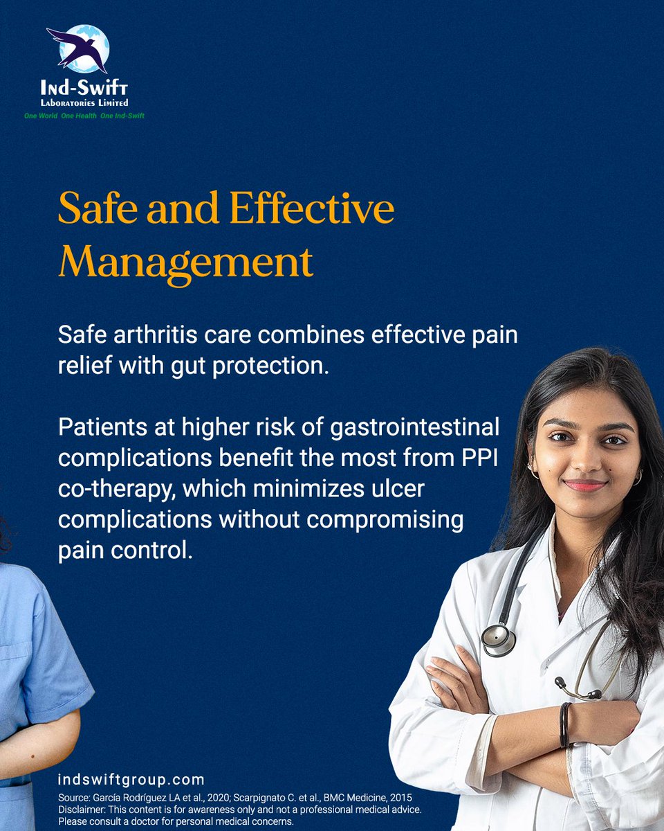 indswiftlabs's tweet image. This World Arthritis Day, let’s raise awareness about the importance of safe pain management.

🌐 indswiftgroup.com
📌 Follow us: Facebook | LinkedIn | Twitter | Instagram

#WorldArthritisDay  #indswiftlabs #IndSwiftGroup #OneWorldOneHealth