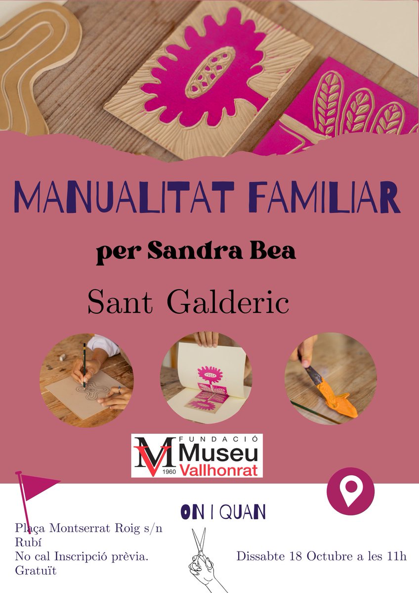 Per Sant Galderic t'emportaràs la teva pròpia manualitat a casa