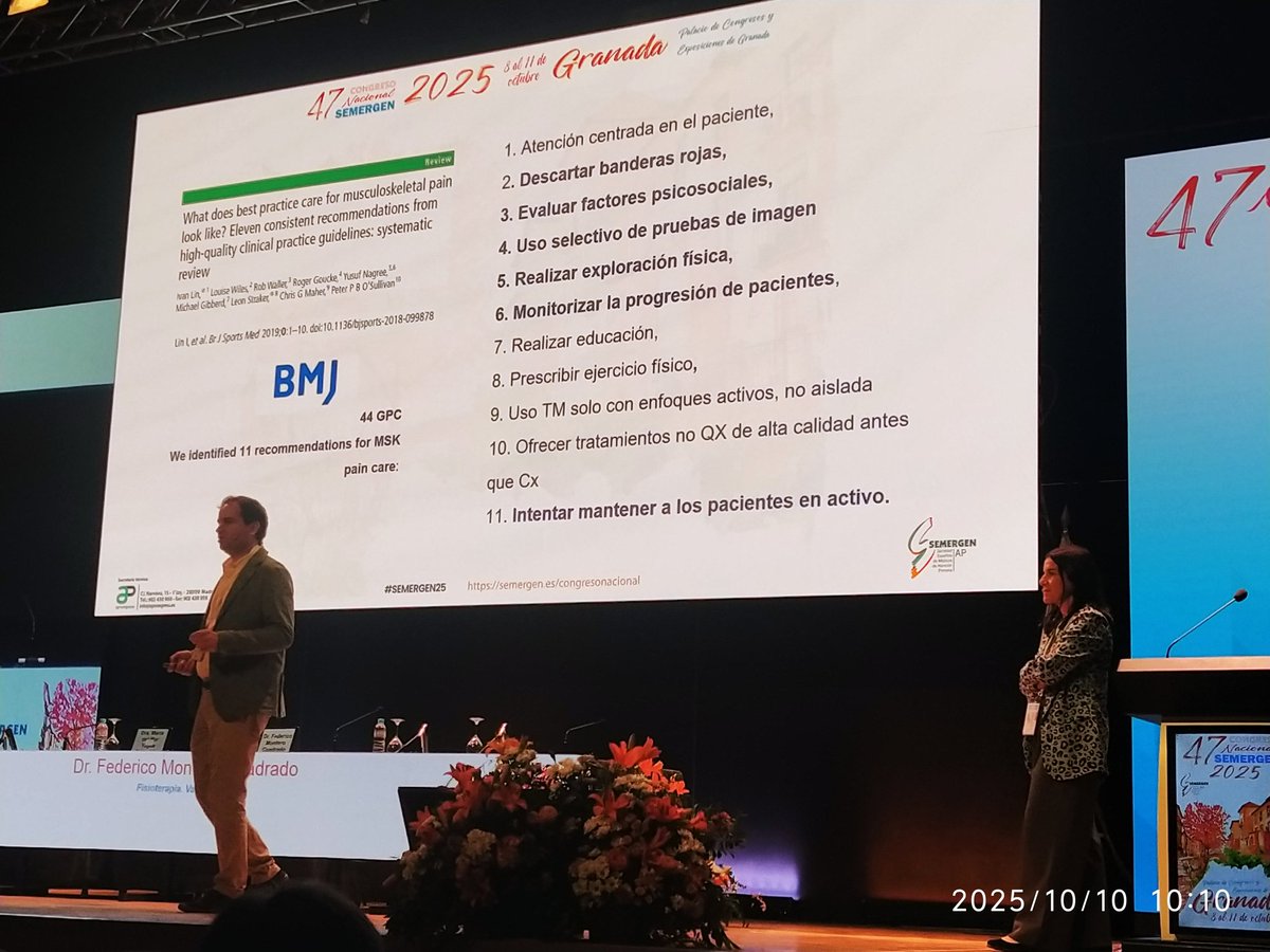 Las buenas prácticas para el abordaje del dolor crónico reflejan la necesidad de un enfoque integral, incluyendo aspectos cognitivos y emocionales

<a href="/FEDERICOMONTER4/">FEDERICO MONTERO</a> en el seminario sobre afrontamiento activo del dolor 

#SEMERGEN25