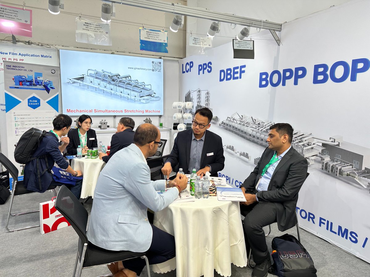 YJMACHINERY's tweet image. 🧐 At yesterday&apos;s K Show, a leading COP film industry giant and Yongjian Machinery sparked a collaborative synergy. Yongjian Machinery will leverage its pilot line to provide professional R&amp;amp;D support for the outcomes of this exchange.
yjmachinery.com
#COPfilm #pilotline