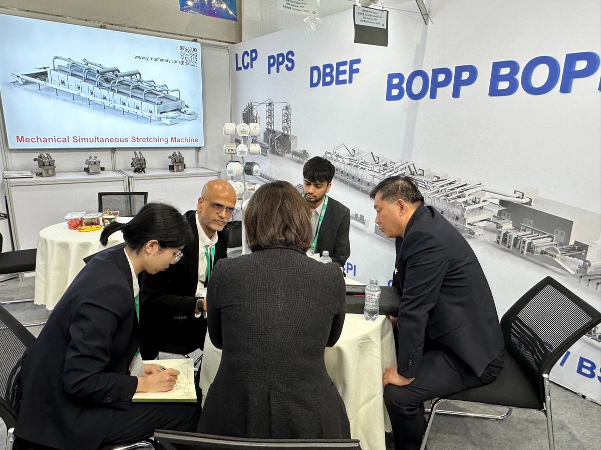 YJMACHINERY's tweet image. 🧐 At yesterday&apos;s K Show, a leading COP film industry giant and Yongjian Machinery sparked a collaborative synergy. Yongjian Machinery will leverage its pilot line to provide professional R&amp;amp;D support for the outcomes of this exchange.
yjmachinery.com
#COPfilm #pilotline
