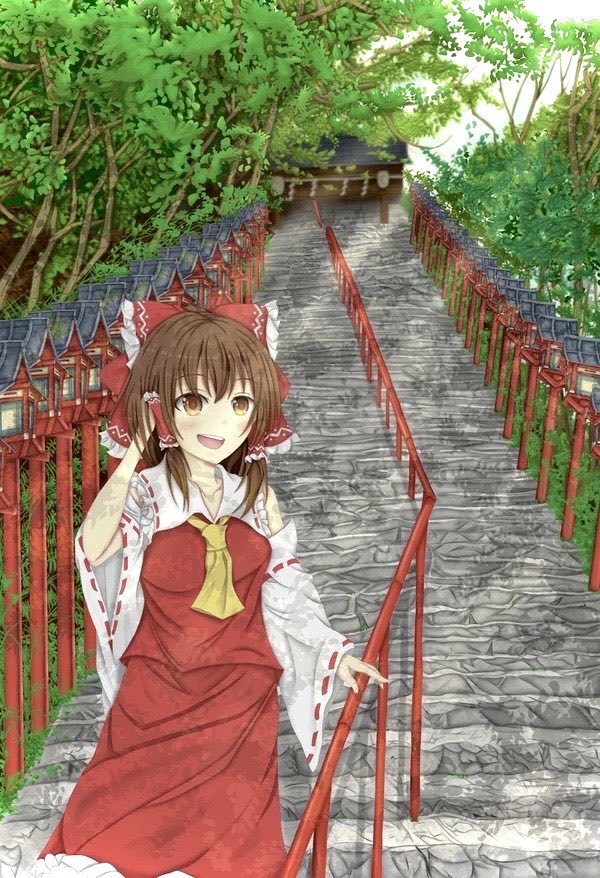 X42Sa's tweet photo. この前貴船神社行ってきました！
ので描きました😊 https://t.co/fkmZvK9YLM