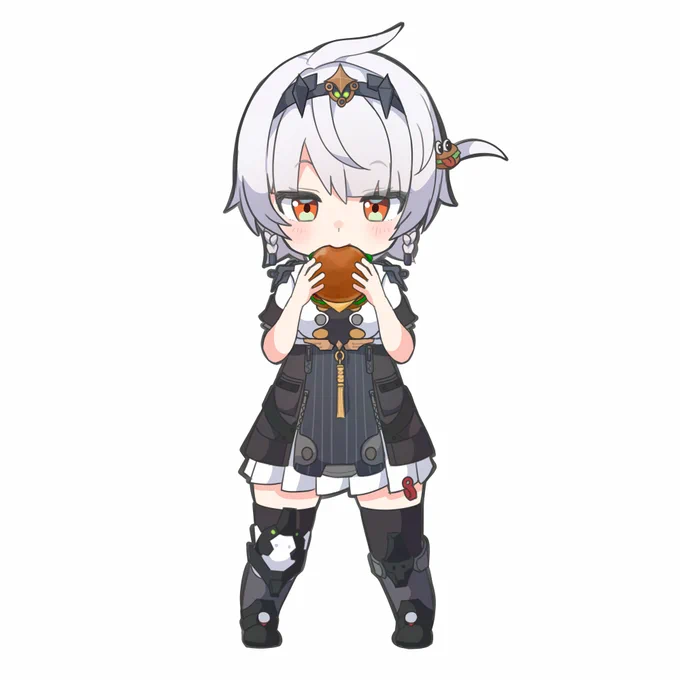 #見た人も無言で銀髪or白髪をあげる