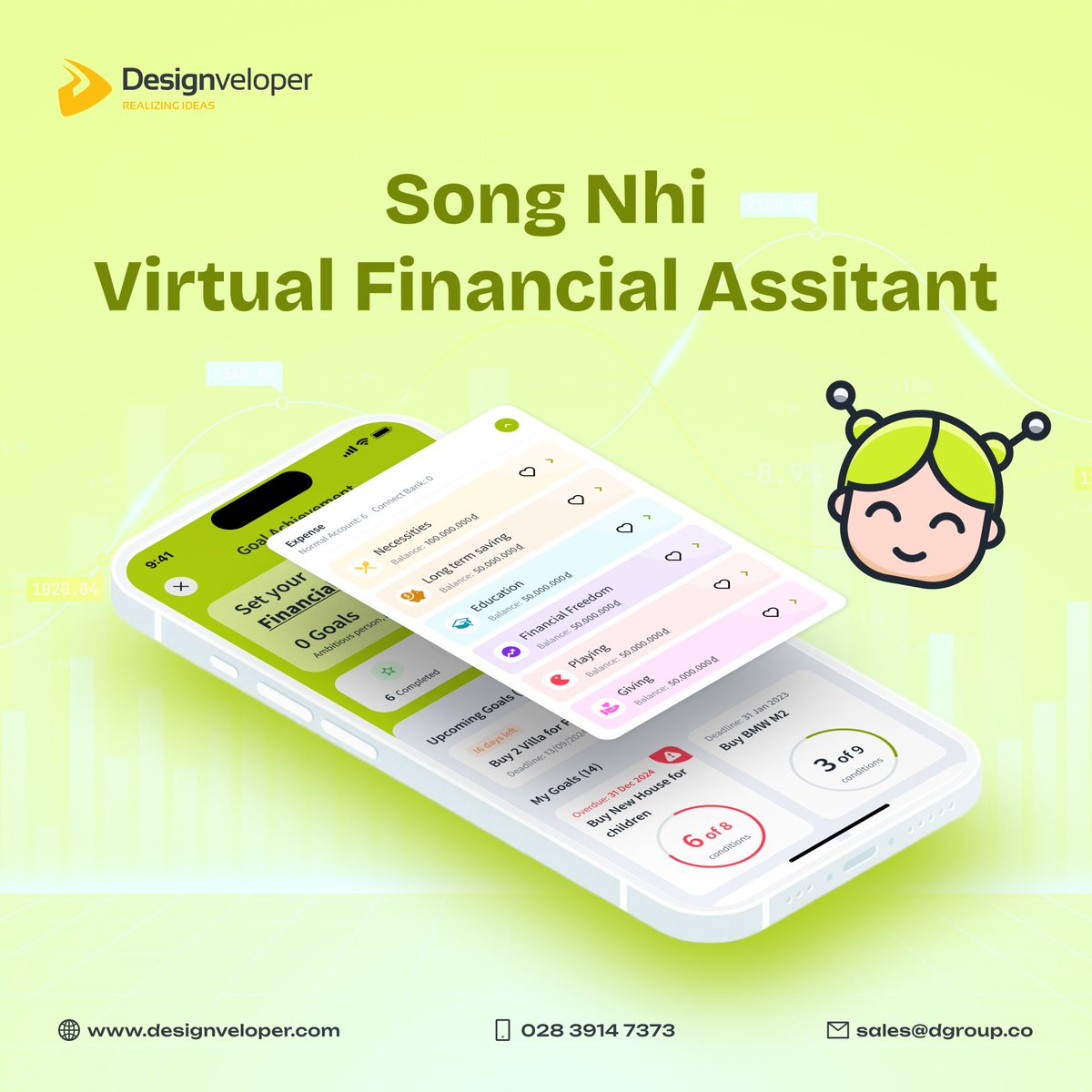 Designveloper's tweet image. Most people today are stuck in a rat race without even realizing it. They spend all their time chasing money instead of meaning.
After careful research, Designveloper found one key to escape: smart money management.
That’s why Song Nhi App was created, your AI financial…