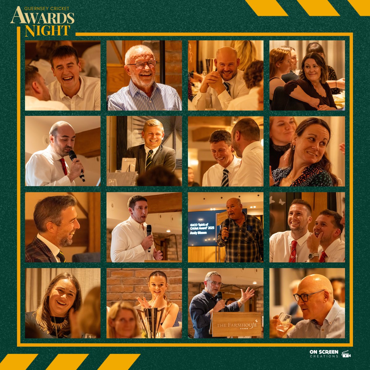 OnScreenGSY's tweet image. On brand and on time!

We received an invite to cover the @guernseycricket  Annual Awards presentation evening held at The Farmhouse Hotel, last Friday &amp;amp; we had 2 roles on the evening, to photograph all award winners and to capture the event on camera to help showcase the event.