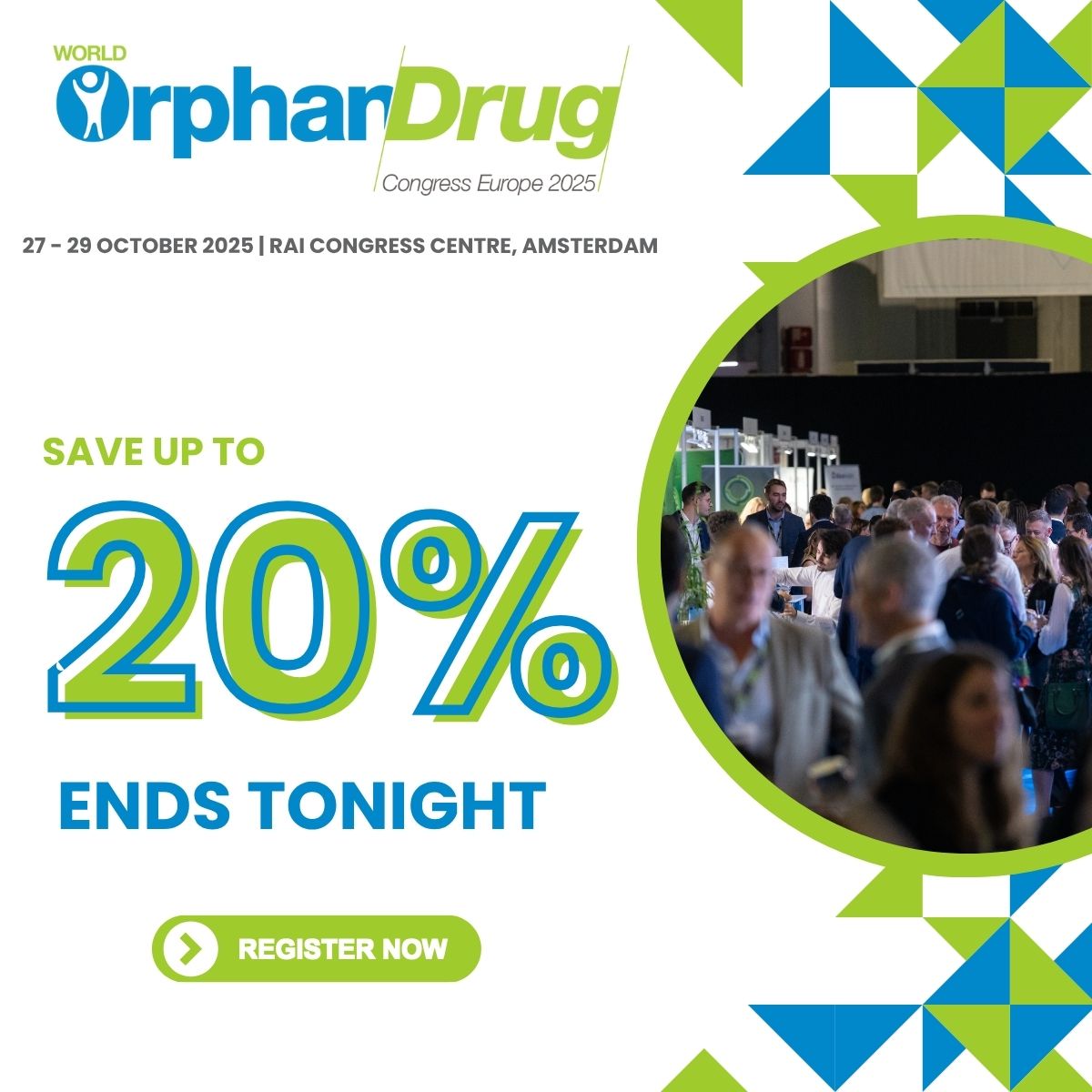 orphan_drugs's tweet image. ✨ 20% early bird offer ends TONIGHT for #WODCEU!💫

Secure your spot here: buff.ly/rRfTWEI

#WODC #RareDiseases #PharmaNetworking #PatientAdvocacy