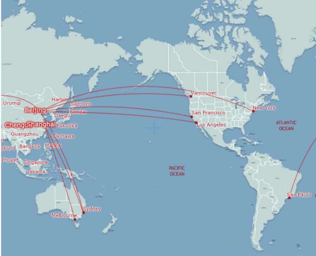 Megatron_ron's tweet image. BREAKING:

🇺🇲🇨🇳 Trump wants to BAN Chinese airlines from Russian airspace

Trump is pushing to block Chinese airlines from flying over Russia on routes to and from the U.S., arguing the shortcut gives them an unfair advantage over American carriers.