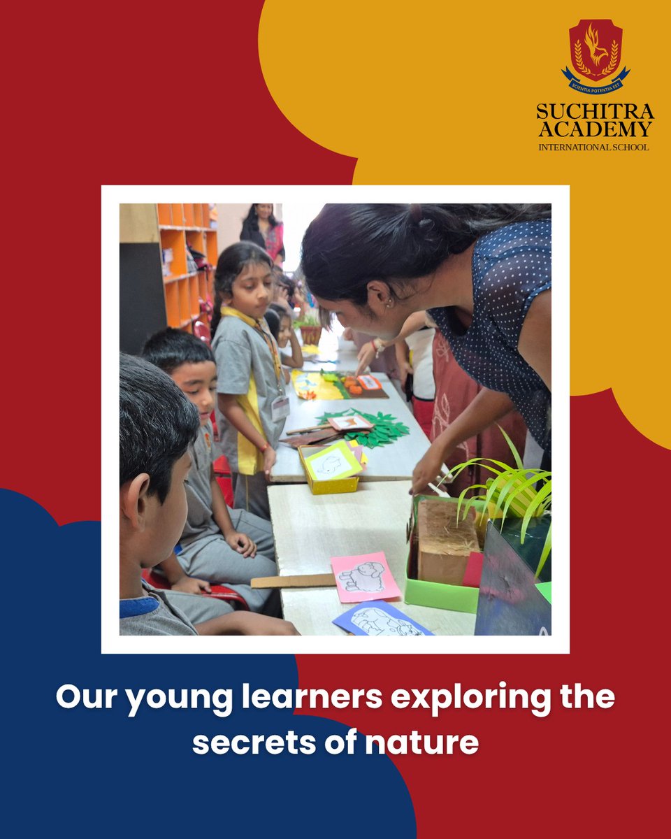 SuchitraAcad's tweet image. Our Grade I Suchitrans brought learning to life through their PBL presentations from “All About Me” to “Living with Nature.” With confidence, creativity, and teamwork, they proved that learning is most meaningful when it’s hands-on and filled with heart.
#SuchitraAcademy #PBL