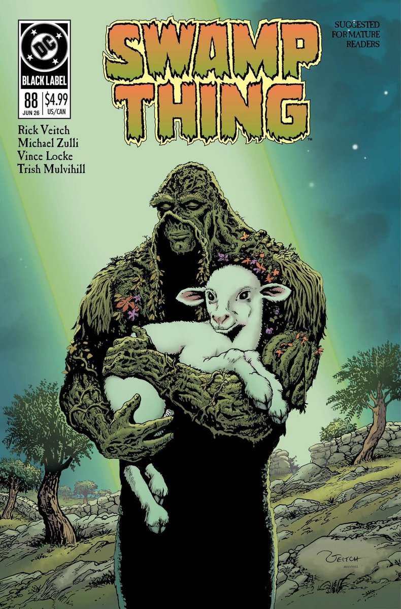 DC publica por fin el final de la saga de Rick Veitch de La cosa del pantano en la que se convierte en la cruz donde se crucificará a Cristo.

Su etapa y la de Moore son al cómic lo que los Grateful Dead fueron al rock.

Escribo sobre ello en mi blog. 

open.substack.com/pub/narracione…