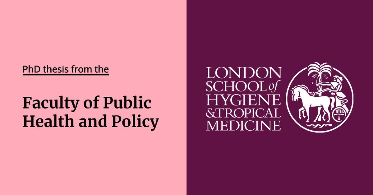 LSHTMopen's tweet image. 📣New #PhD thesis now live in Research Online!
Beyond the ‘shadow’ epidemic: Health service responses and help-seeking for violence against women during outbreaks in Sierra Leone, By Rose Burns
🔗doi.org/10.17037/PUBS.…
#OpenAccess #Thesis
