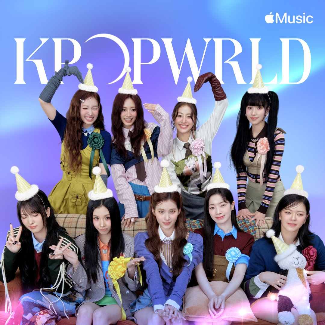 JYPETWICE's tweet image. Listen to &quot;ME+YOU&quot; on @AppleMusic and check out TWICE&apos;s new cover on KPOPWRLD playlist! 🎉

🎧 apple.co/kpopwrld

🎉Listen [TEN: The Story Goes On]🎉
twice.lnk.to/TEN_TheStoryGo… 

#TWICE #트와이스 #TEN_The_Story_Goes_On #MEplusYOU
#TWICE_10th_Anniversary