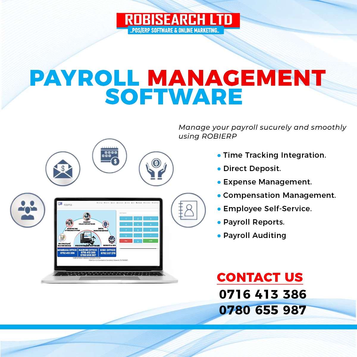 nisisituko's tweet image. Ready to move from manual to digital? The future of business is here and it’s powered by Robisearch. Get the best software solutions and enjoy efficiency.
Contact us today on 0716413386
Customer Feedback App
#DigitakaNaRobisearch
RobisearchDigital Soja App
