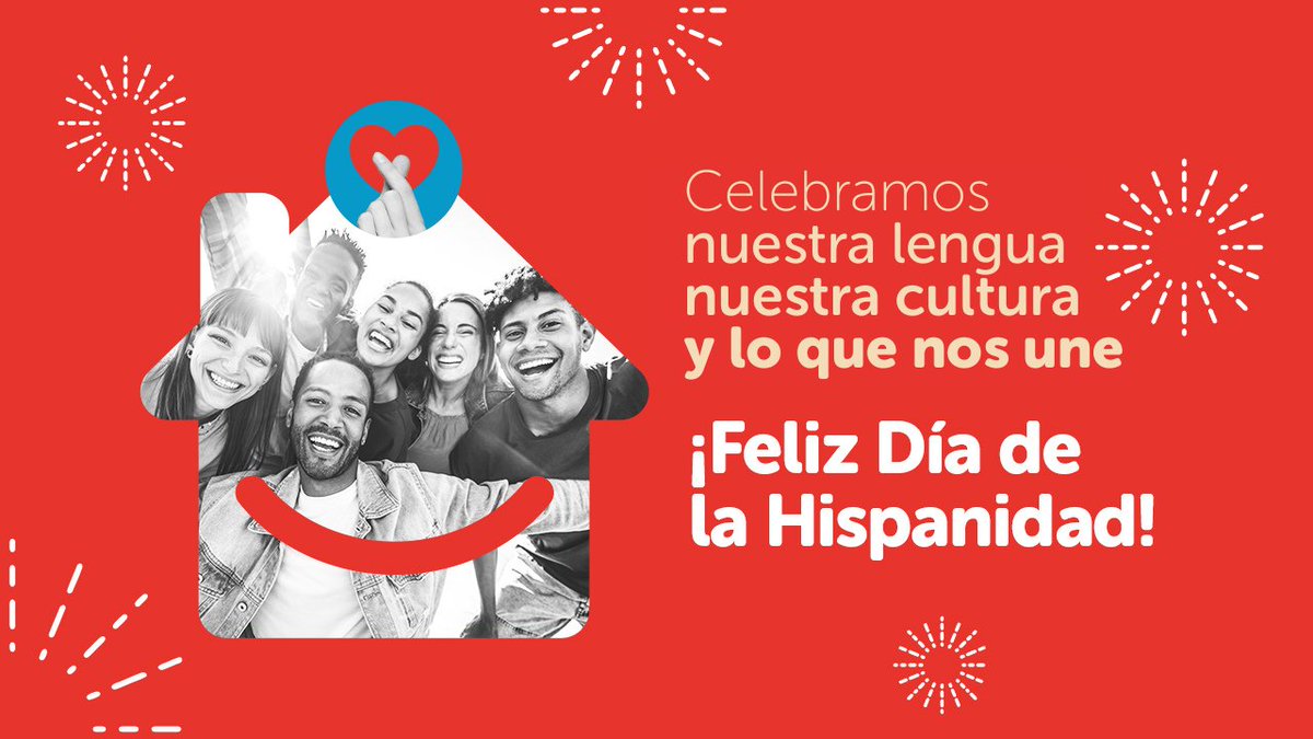 Hoy celebramos la riqueza cultural y la lengua que compartimos.  En este Día de la Hispanidad, desde HomeServe queremos rendir homenaje a la diversidad y a la unión que hacen grande a nuestra comunidad.  Un día para sentir orgullo del equipo que creamos juntos.  ¡Feliz 12 de
