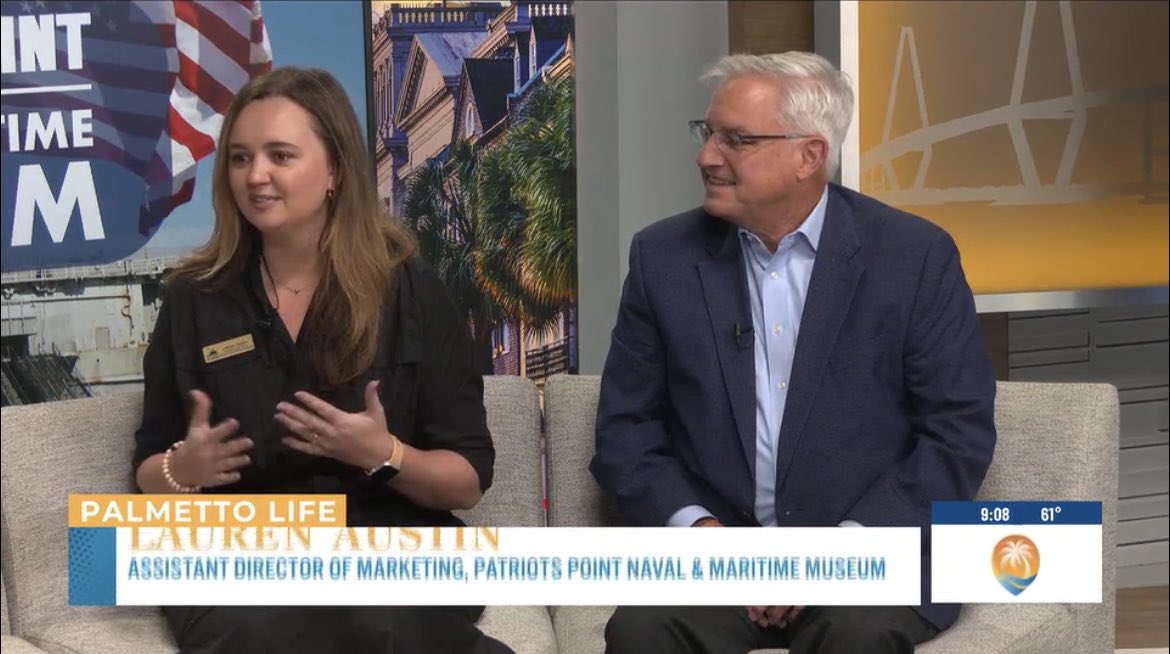 markfava's tweet image. This weekend’s #Navy250  celebration at  Patriots Point: palmettolifesc.com/video/2025/10/…