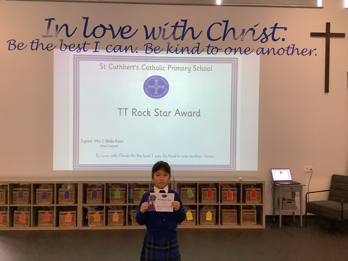 StCuthbertsPri's tweet image. TT RockStars 🎸 Ella clearly understands and values the importance of regular times table practice - she is climbing up the leaderboard with confidence and determination! Keep reaching for the top, Ella 🌟 #StCuthbertsMaths