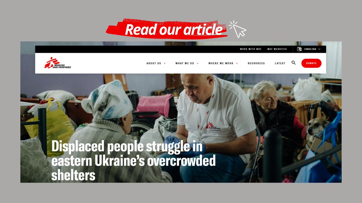 On #WorldMentalHealthDay, we’re reminded the toll of war isn’t only physical.
Nearly 4 years into Russia’s full-scale invasion of Ukraine, people fleeing frontline areas face trauma, anxiety &amp; stress — with little access to care. – MSF
tinyurl.com/5f25rbce