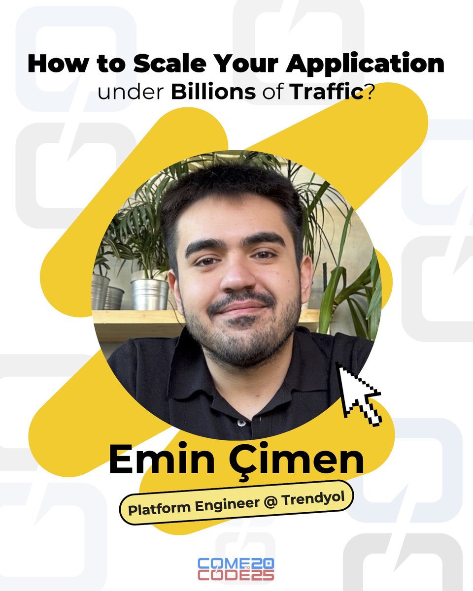 Trendyol Tech ekibimizden Emin, Come to Code Italy etkinliğinde “How to scale your application to handle billions of requests” sunumu gerçekleştirdi.

Sunumda:
👉Neden ölçeklendirmeye ihtiyaç duyduğumuzu
👉İlişkisel veritabanlarında ölçekleme yöntemlerini
👉Performans