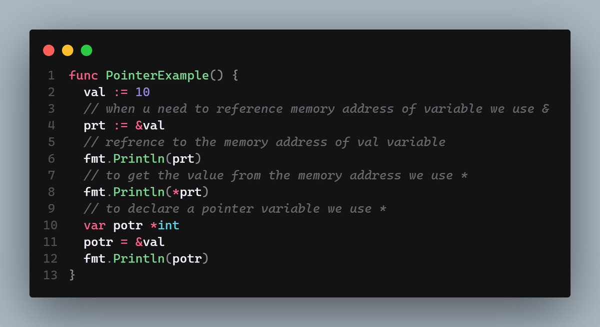 radiumcoders's tweet image. Day 5 of 100 Days oF GolanG
#100DaysOfCode #100daysofGo #golang @ramxcodes Today we Got pointers :-