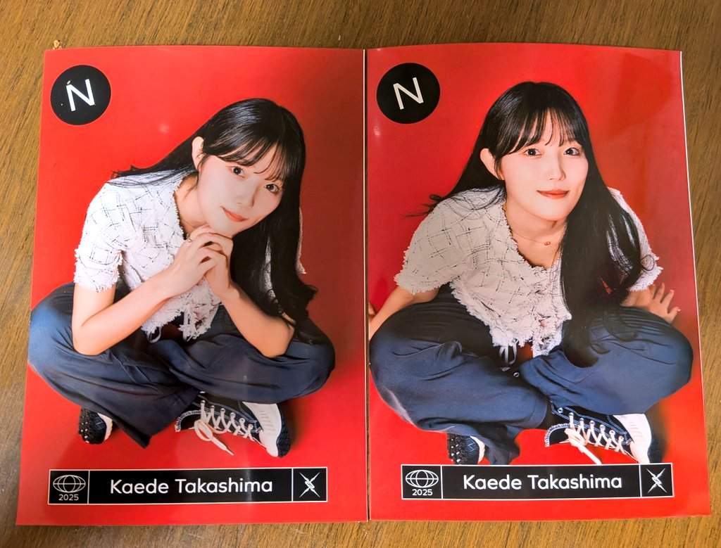 disc02's tweet image. デジタルトレカのやつ、ローソンで楓さん印刷してきました！
A4サイズの可愛すぎますッ😍
#PassCode
#高嶋楓