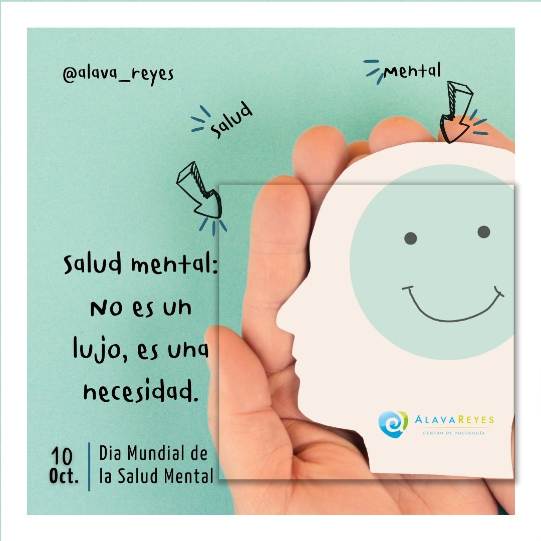 Cuidar nuestra salud mental significa escucharnos, reconocer cómo estamos y pedir ayuda cuando la necesitamos.
💬 Hoy y cada día, recordemos: no estamos solos. Hablar de salud mental es cuidarnos como sociedad.
<a href="/mjalavareyes/">Mª Jesús Álava Reyes</a> 
#DíaMundialDeLaSaludMental #SaludMental #ÁlavaReyes