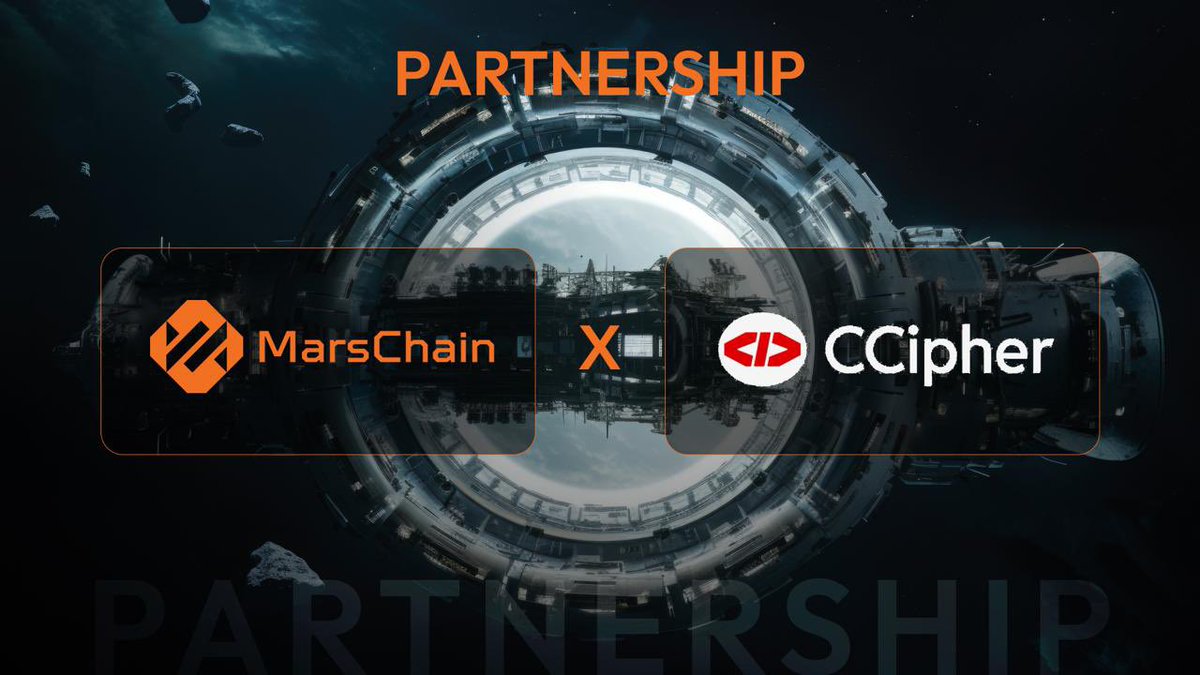 MarsChainLayer2's tweet image. 🎺 MarsChain x Cosmic Cipher Partnership
🌟 MarsChain is thrilled to join forces with Cosmic Cipher @CosmicCipher_1 in revolutionizing the metaverse experience! 🌌🚀
Join us on this journey to the stars! 🌠
#MarsChain #CosmicCipher