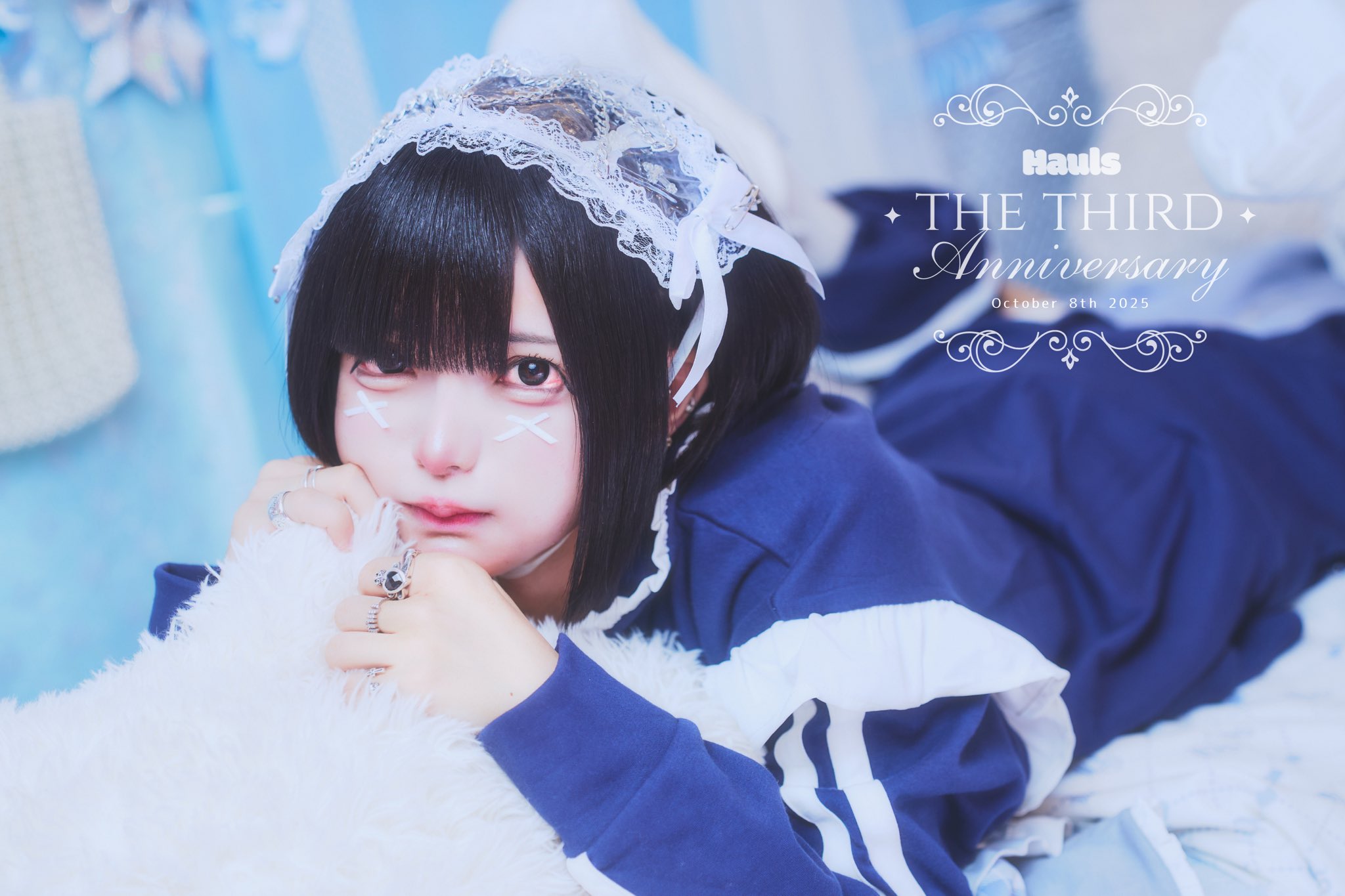 Hauls フード付きBIG気にピ♡シャツ はうるず Hauls（ハウルズ）の「フード