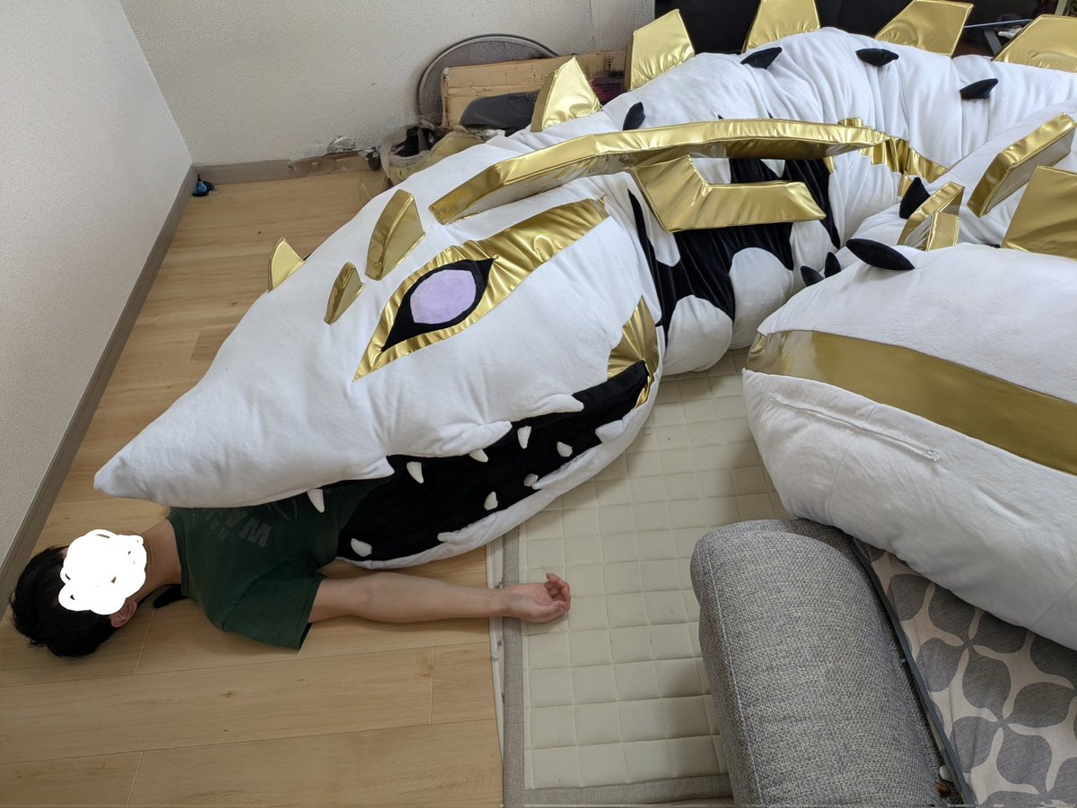 10メートル超の巨大蛇に食べられるとこんな感じ🐍