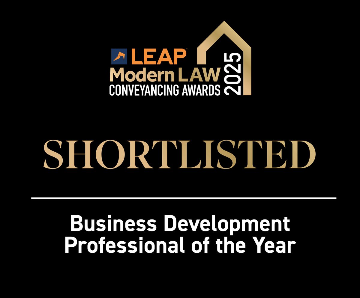 📣 Announcing our Business Development Professional of the Year...
We’re super proud to announce that our own Senior BDM of the West region, Paul Gregory is a finalist at this year’s LEAP Modern Law Conveyancing awards 🙌 

Massive congratulations to Paul! 🧡 

#Finalist #MLCA25