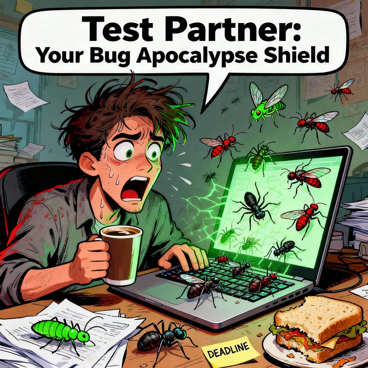testing_simple's tweet image. Freelancers & Devs, bugs = monsters! Testing Made Simple offers FREE to advanced testing so your code’s a success, not a horror story.
👉 testingmadesimple.co.uk
Contact: testingmadesimple.co.uk/contact-us/
#BugFreeCode #TestPartner #AffordableTesting