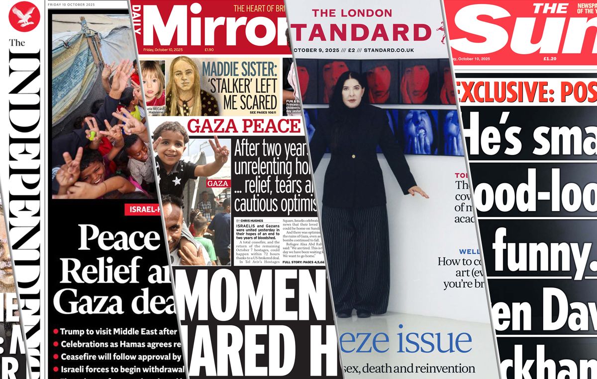 newsworks_uk's tweet image. On today&apos;s #frontpages: Trump declares peace in the Middle East: buff.ly/NmGlqOy