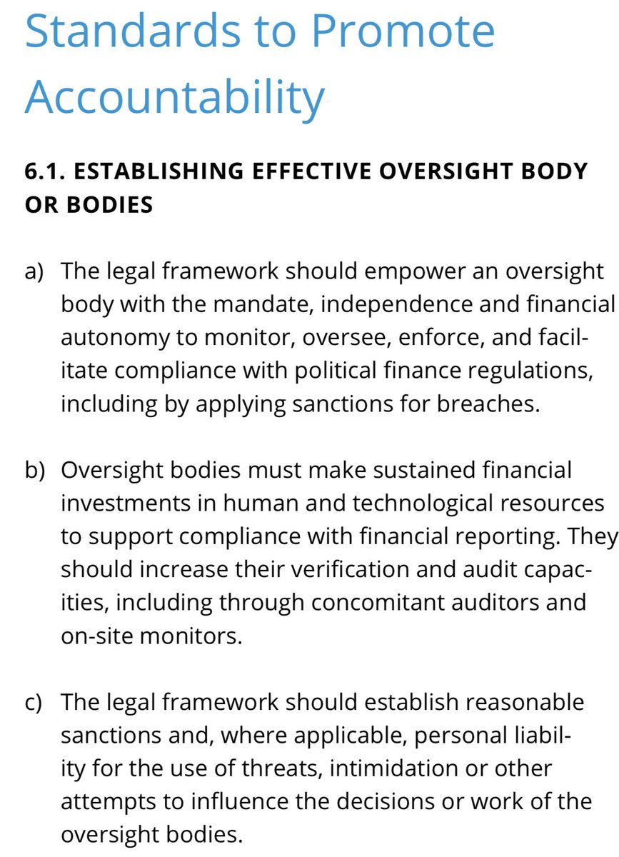 jonvrushi's tweet photo. @FrancoisValeri3 @pablosecchi Great points by @pablosecchi on enforcement of campaign finance rules. @anticorruption Standards for Integrity in Political Finance also speak to that point. Full link here: https://t.co/yebqj7iGHo https://t.co/OlRSMQFfXV