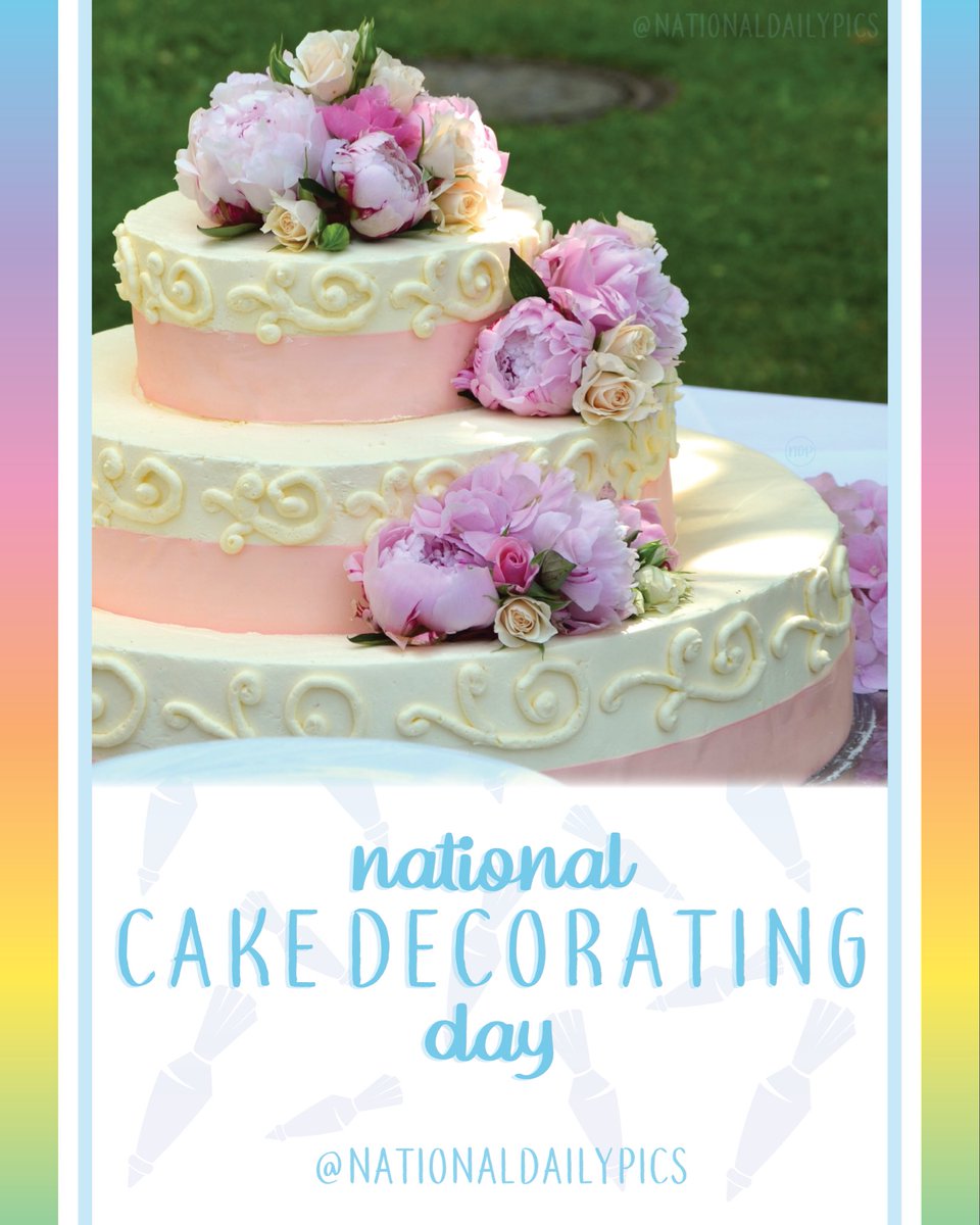 NationalDayPics's tweet image. Happy National Cake Decorating Day! 🎂

Fun Fact: The fastest time to decorate a chocolate domino cake is 22.47 seconds!  @GWR 

💙💙Follow @NationalDailyPics on instagram for more!💙💙

#NationalCakeDecoratingDay #CakeDecoratingDay #CakeDecoratingDay2025 #NationalDailyPics