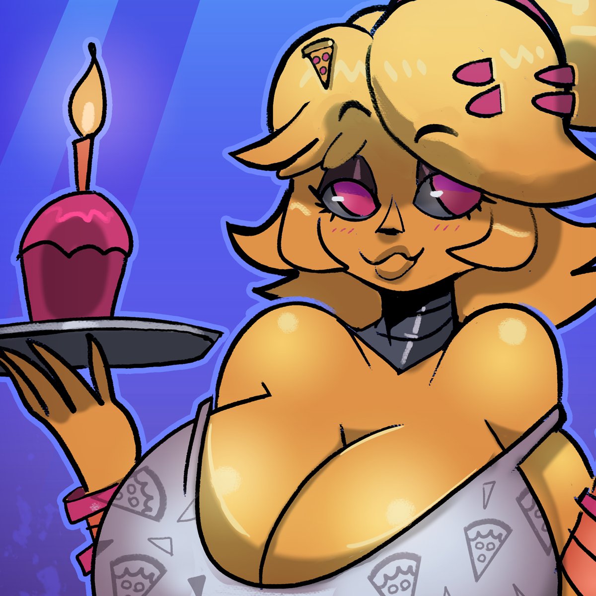 Chiku! ...Chika? ....CHICKEN >:D
Design heavily inspired by <a href="/CryptiaCurves/">🔞Cryptia🔞</a>
- 
#FNAF #fnaffanart #Fazclaires #fazclaire #FiveNightsAtFreeddys #furry