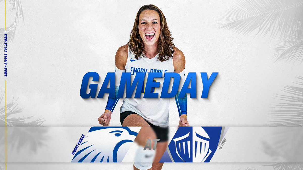 We've got a pair of top-6 matchups this weekend

🦅at #6 Lynn
⏰7 PM 
📍Boca Raton, Fla.
🏟️de Hoernle Sports &amp; Cultural Center
💻erauathletics.com/live
📊erauathletics.com/stats
#GoERAU / #DaytonasHometownTeam