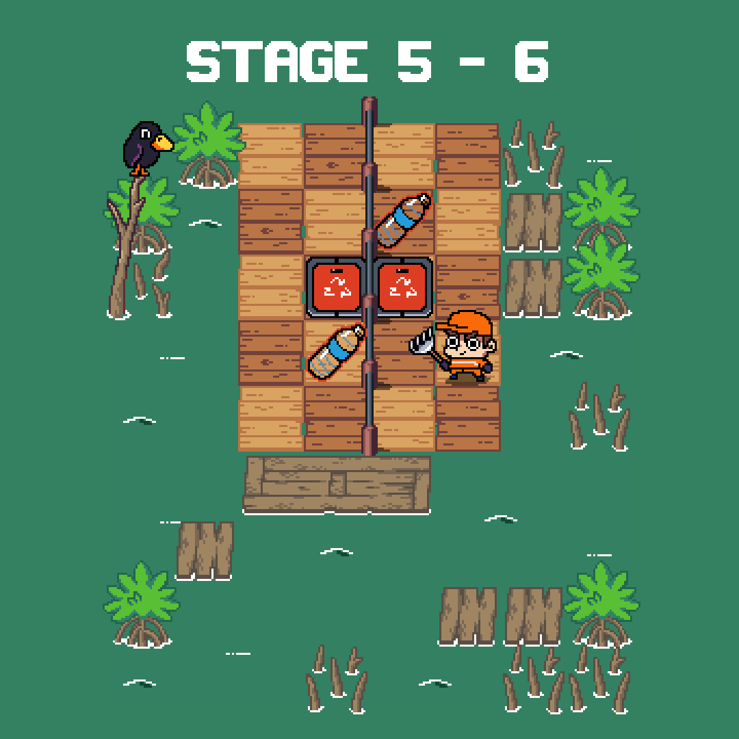adammgamedev's tweet image. In the Mangrove Zone, you ride on boards to solve the puzzles 🏄♂️🏄♂️
#recyclequest #gamedev #indiegame #puzzle #cozy #pixelart #educational #brasil #unity #sokoban