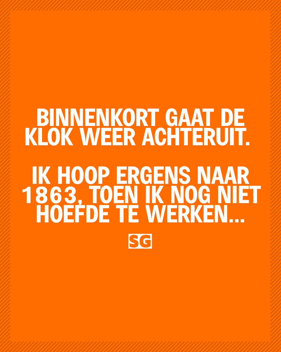 Slechte_grappen's tweet image. ⏰😅

#tijdverandering #wintertijd #relatablehumor #memesnl #grappen #dutchnonsense #humor #instagramhumor #funnycontent #sgxl