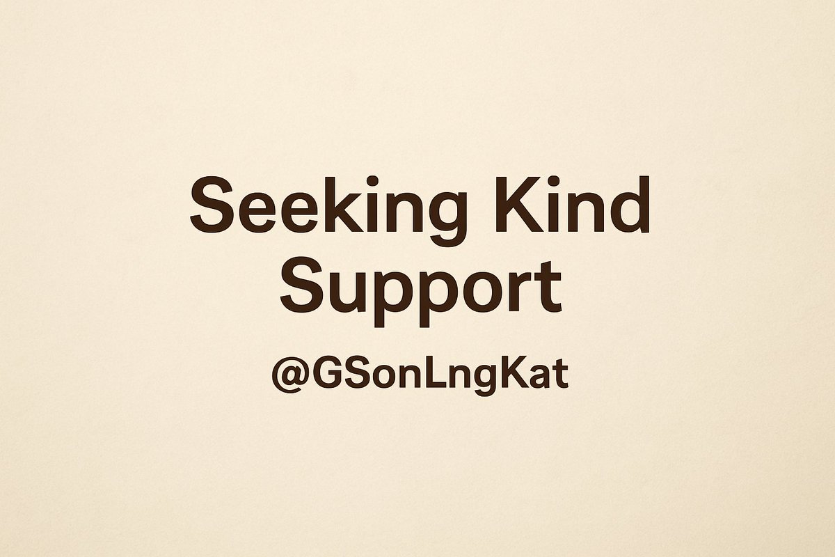 GSonLngKat's tweet image. To everyone reading this may you never lack helpers when you need one.
Please help me share this tweet so it reaches a kind heart 🙏

Gratitude in advance.