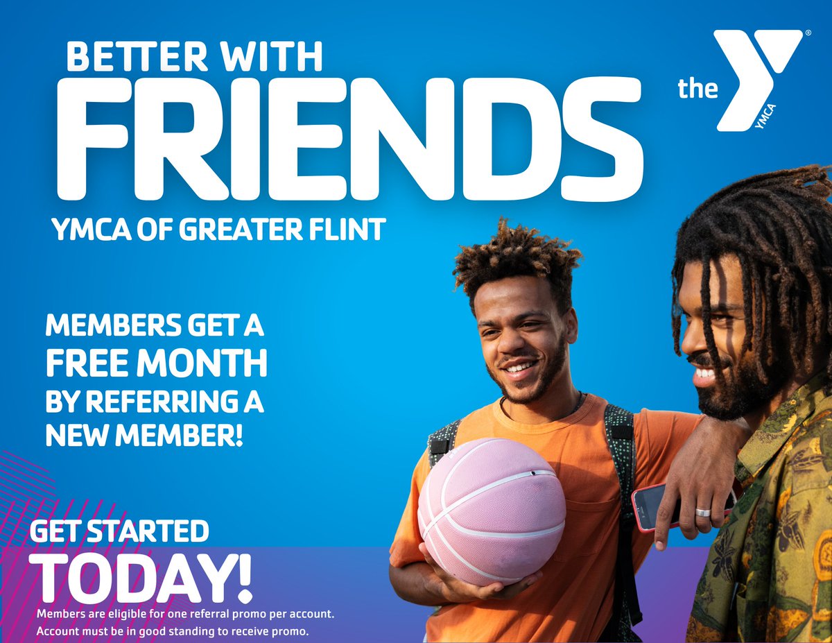 Attention YMCA of Greater Flint members. Take advantage of this great membership promotion now valid through the end of the month! 🎃