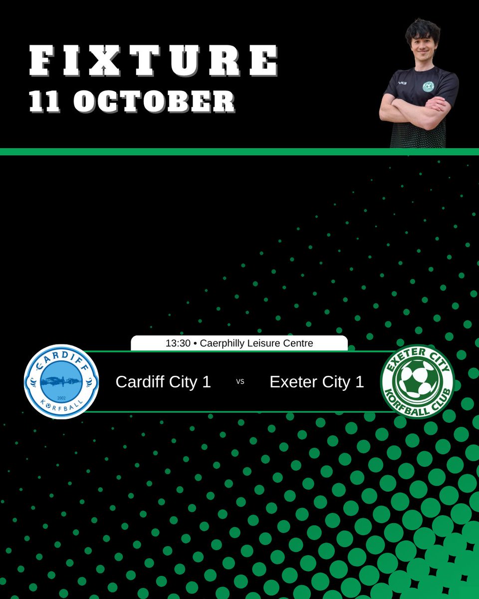 First away match of the season for our 1s this weekend. Good luck all! 💚
#korfball #korfballeague #exeter #exetercitykorfball #exetersport #TeamSport #mixedgendersport #sportforall <a href="/swkakorf/">SWKA Korf</a> <a href="/CardiffKorfball/">Cardiff City & Met</a> <a href="/swsportsnews/">South West Sports News</a>