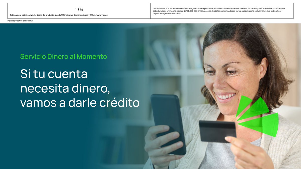 🔝 ¡Que los imprevistos no te quiten el buen humor! 
👛 Si necesitas más dinero del que tienes ahora en tu cuenta, tienes una solución a tu alcance 👇 
🔊 Puedes transferir dinero a tu cuenta del crédito de tu tarjeta.
✔️ De forma fácil e instantánea con tu banca digital, por