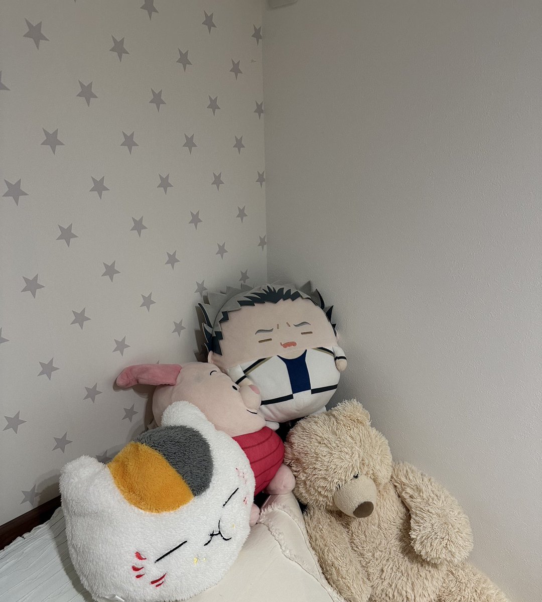 このね、ピグレットぶっ潰してるぼっくんMサイズと今回のC賞のぼっくん
早く一緒に飾りたいねぇ..
次はピグレット潰れないようにするからねぇ😌🎀