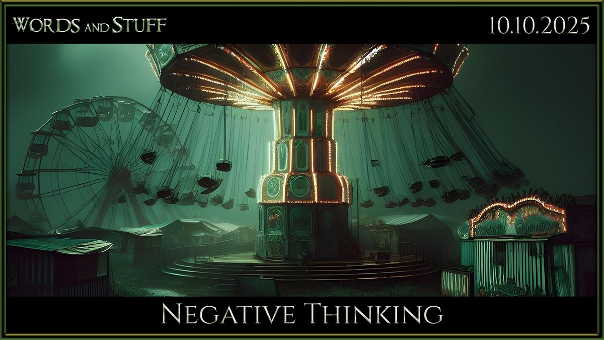 Today at 11AM/e...

We’ll be focusing on the downward spiral of negative thinking and how we can break the cycle.

X: x.com/M2Madness
Rumble: rumble.com/v703sza-negati…
Pilled: pilled.net/topic-detail/1…
DLive: dlive.tv/M3DoesStuff