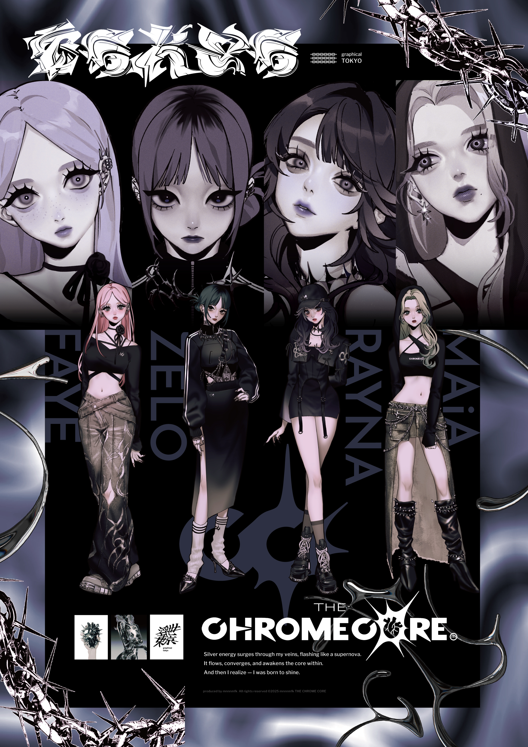 万年喪服 イラスト キャンバス 万年喪服 作品集＿乙女の楽園