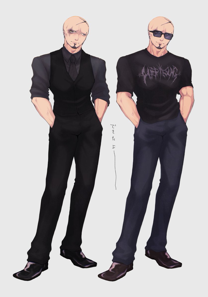 旅行中に描いてるメタル男の継続用立ち絵
STR16に全てを託している