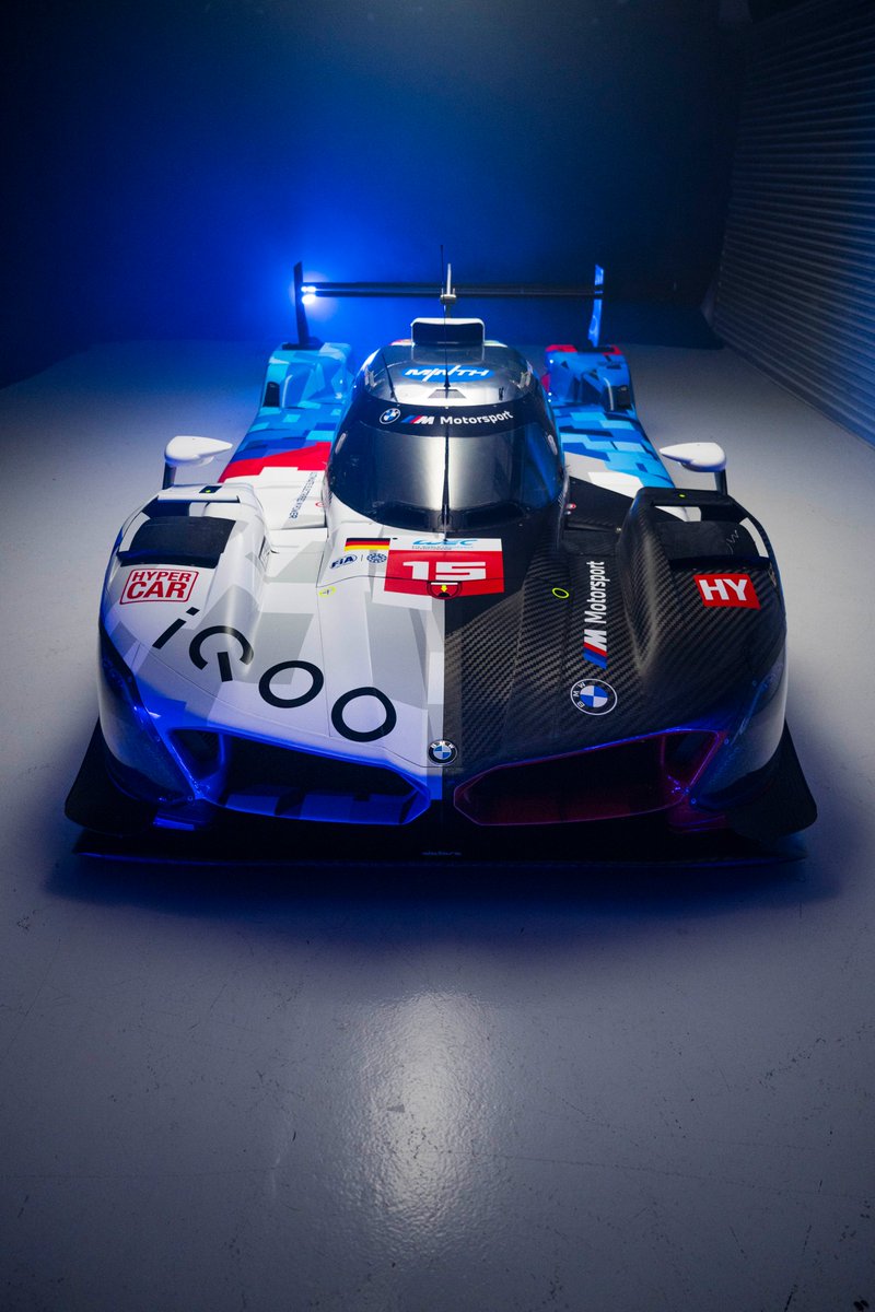 FIAWEC's tweet image. BMW M Hybrid V8 beauty shots 👌

You&apos;re welcome.

#WEC #BMWM #BMWM @BMWMotorsport @followWRT