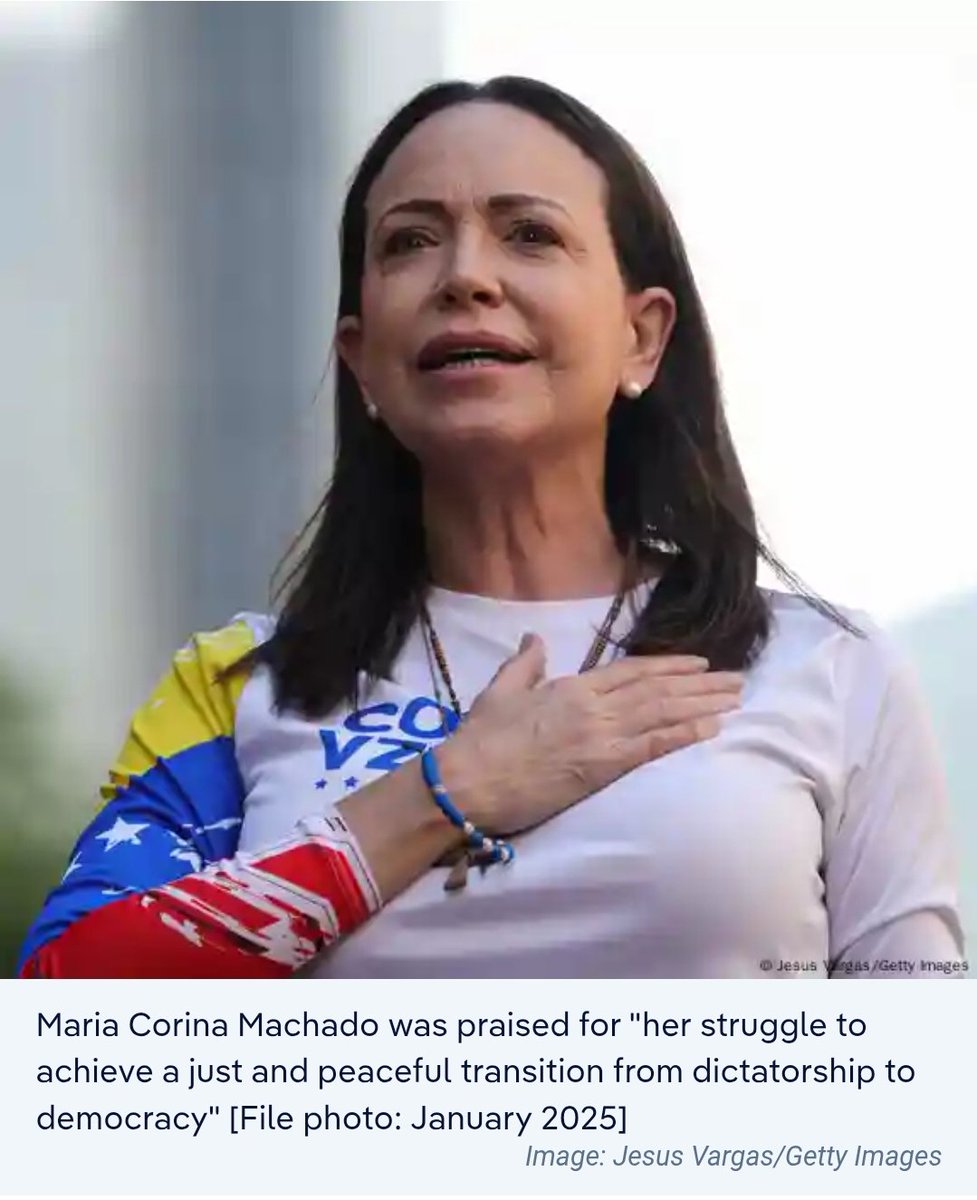 Subhash_LiveS's tweet image. #MariaCorinaMachado wins #NobelPeacePrize2025.
She worked tirelessly to promote democracy in #VenezuelaLibre. She united opposition against Maduro, courageously faced bans and threats, and led efforts for free elections and human rights.