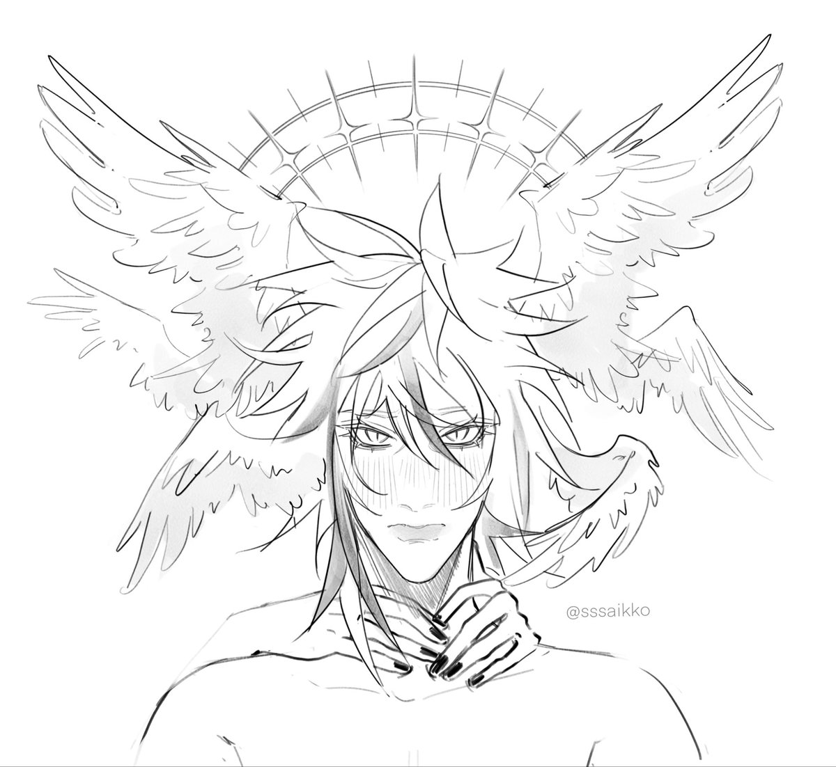 sssaikko's tweet image. Day 10. Holy crown #bsd #atsushi #sintober